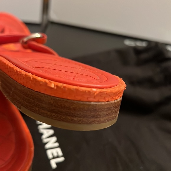 Authentic Chanel logo mules - Picture 10 of 16